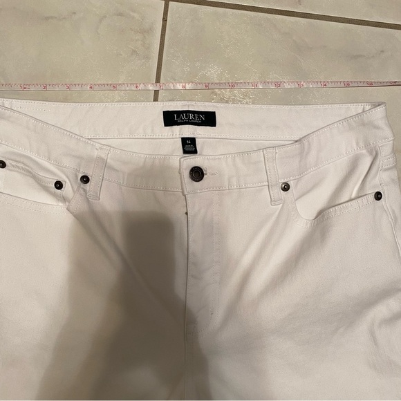 —-Lauren Ralph Lauren classic Skinny Curvy Jeans size 14 - Picture 10 of 10